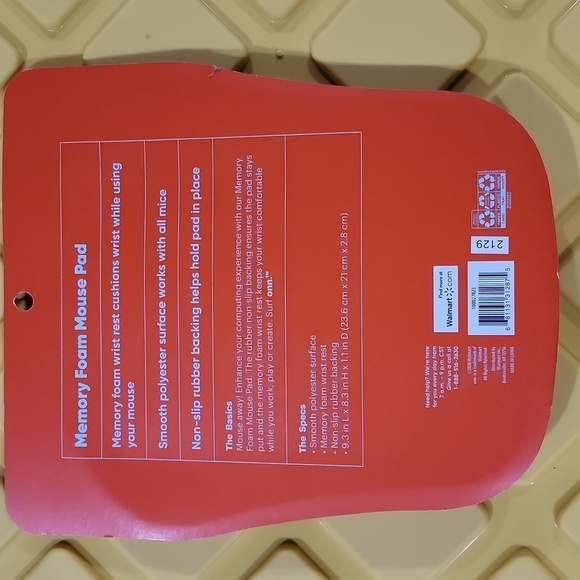 Surf onn. Memory foam mouse pad New in original packaging - Picture 3 of 6